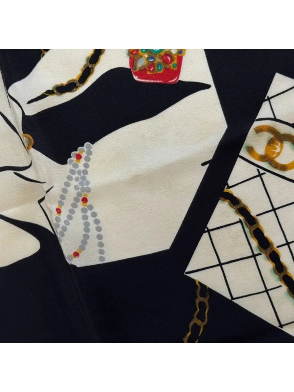 Chanel Mademoiselle Quilted Scarf